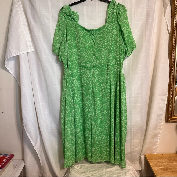 DKNY Plus Size Green Dress - Picture 4 of 8